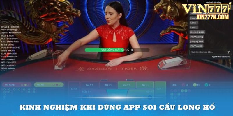 Kinh nghiệm khi dùng app soi cầu Long Hổ